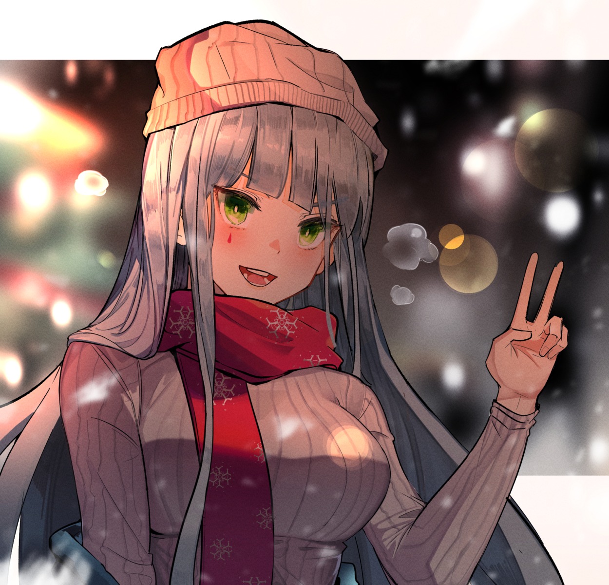 Anime girl hot sale christmas sweater